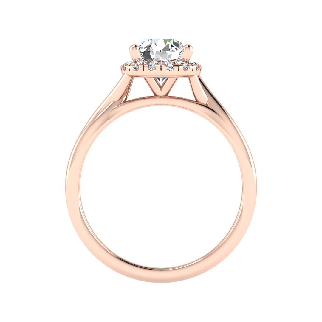 Adaline Halo Engagement Ring